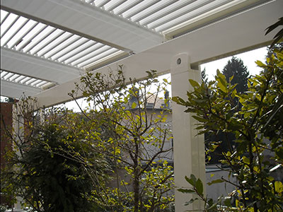 Pergola in alluminio