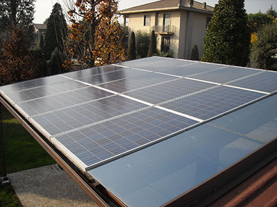 tettoia fotovoltaica